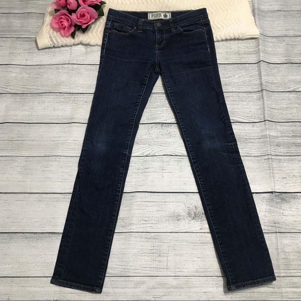 SOLD!!! PINK by Victoria’s Secret Straight Leg Jea - Picture 2 of 8